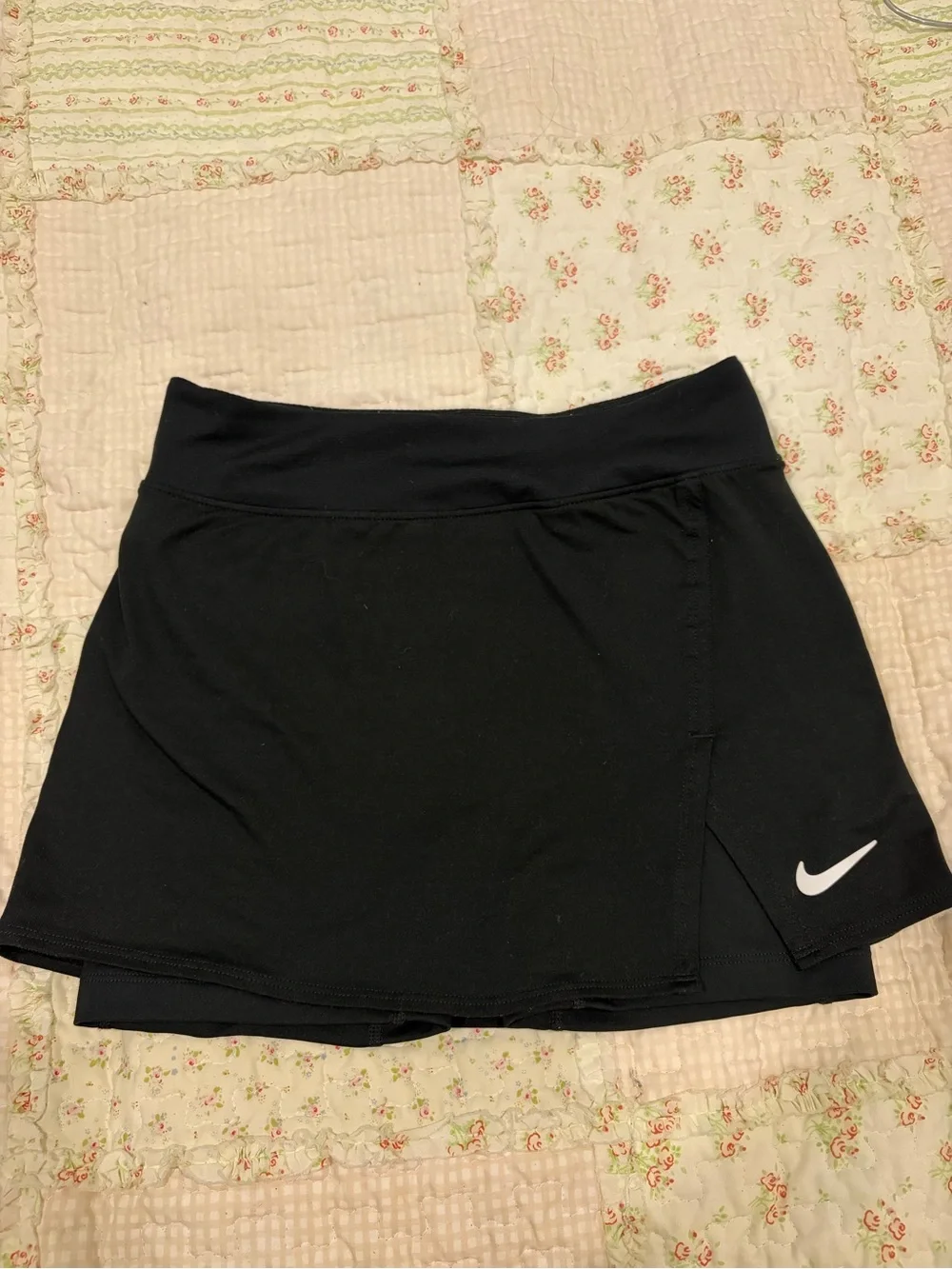 Nike Black Dri-FIT Slim Fit tennis skirt (skort) built in shorts